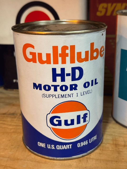 Gulf lube H-D motor oil