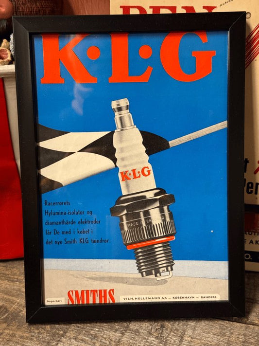 KLG tændrør reklame