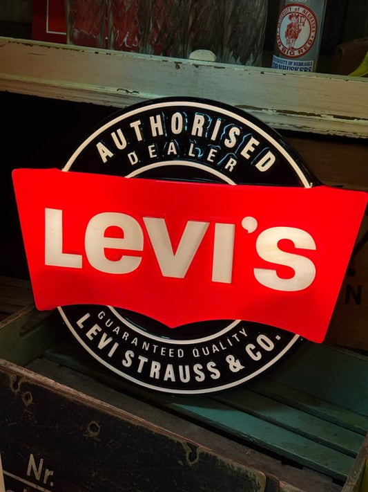 Levis lysskilt
