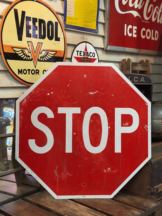 STOP - Metal skilt